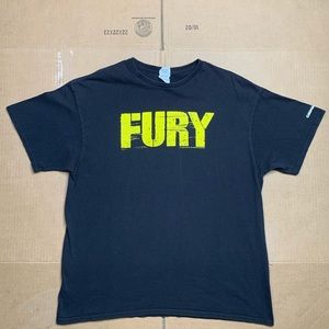 2014 Fury Movie Promo T Shirt Brad Pitt Shia LaBeouf